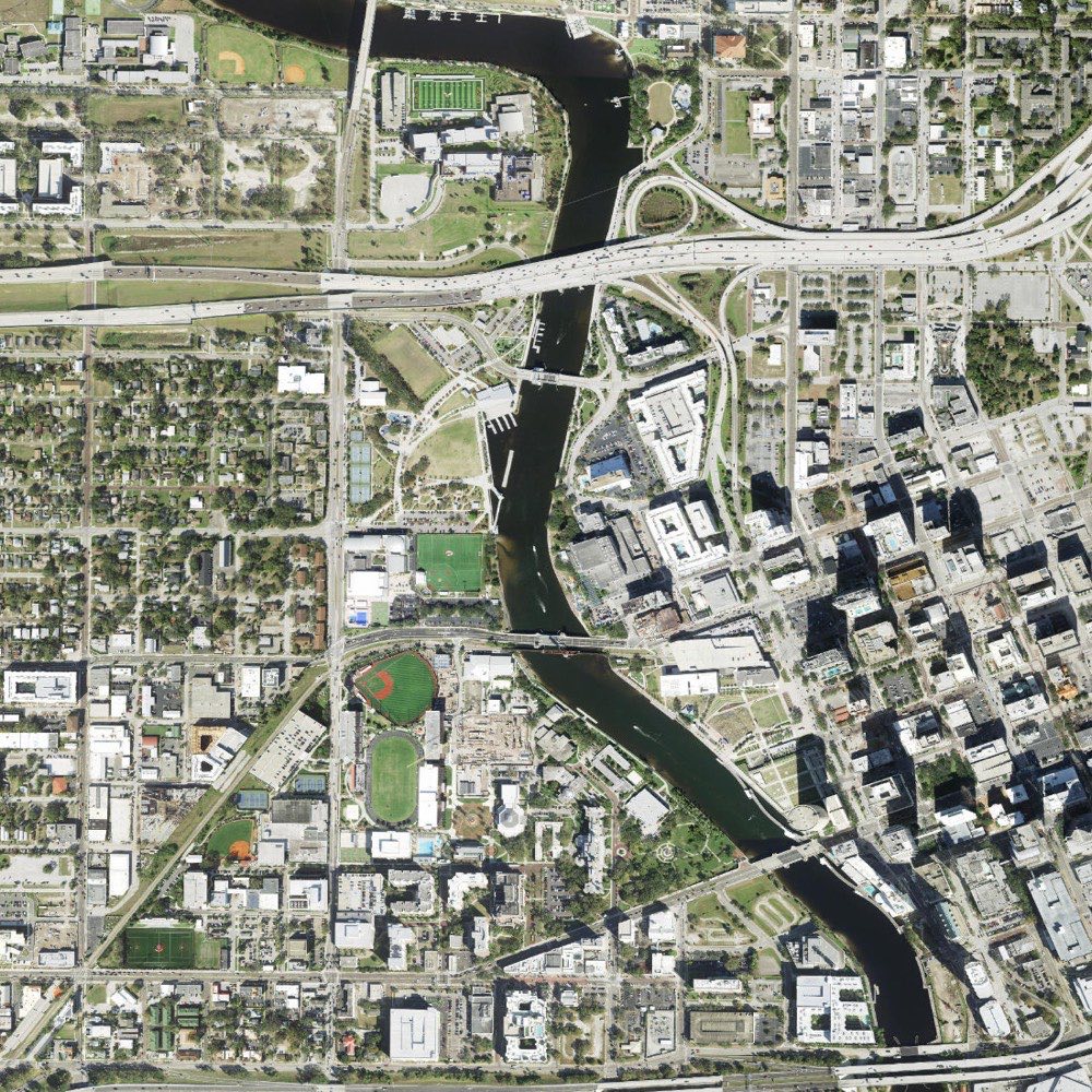 Aerial view of a Florida parcel